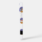 Sinterklaas in schoorsteen, sneeuw, Kerstmis, Nieu iPhone Hoesje (Linkerkant)