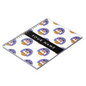 Sinterklaas in schoorsteen, sneeuw, Kerstmis, Nieu Notitieboek (Linkerzijde)