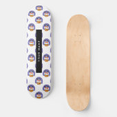 Sinterklaas in schoorsteen, sneeuw, Kerstmis, Nieu Persoonlijk Skateboard (Voorkant)