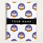 Sinterklaas in schoorsteen, sneeuw, Kerstmis, Nieu Planner (Voorkant)