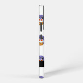 Sinterklaas in schoorsteen, sneeuw, Kerstmis, Nieu Samsung Galaxy Hoesje (Rechterkant)