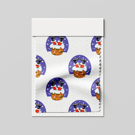 Sinterklaas in schoorsteen, sneeuw, Kerstmis, Nieu Stof