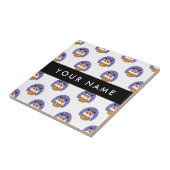 Sinterklaas in schoorsteen, sneeuw, Kerstmis, Nieu Tegeltje (Zijkant)