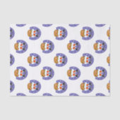 Sinterklaas in schoorsteen, sneeuw, Kerstmis, Nieu Tissuepapier (Voorkant)