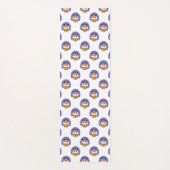 Sinterklaas in schoorsteen, sneeuw, Kerstmis, Nieu Yogamat (Voorkant)