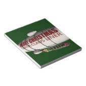 Sinterklaas in Zeppelin Notitieblok (Schuin)