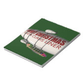 Sinterklaas in Zeppelin Notitieblok (Linkerzijde)
