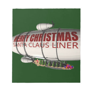 Sinterklaas in Zeppelin Notitieblok