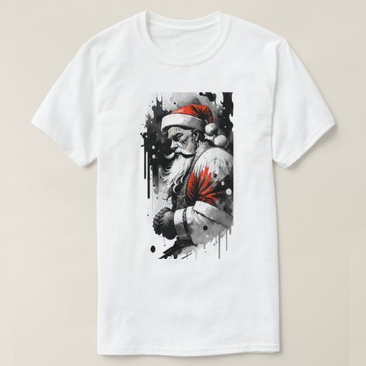 Sinterklaas Ink Splatter T-shirt (Design voorkant)