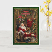 Sinterklaas is aan het rusten kaart (Gele Bloem)