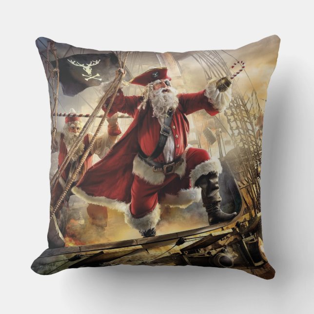 Sinterklaas Is Een Piraat Kussen (Voorkant)