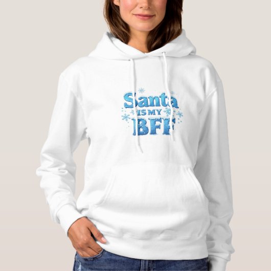 Sinterklaas is mijn beste vriend Hoodie – Grappige (Voorkant)