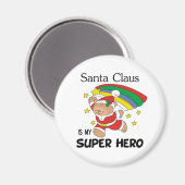 Sinterklaas is mijn superheld kerst magneet (Voorkant / Achterkant)