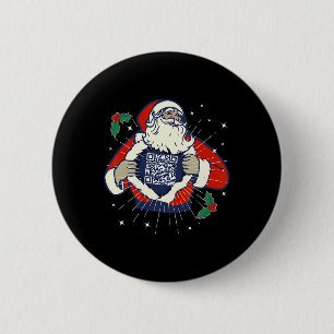 Sinterklaas is Trump-fancode en Trump-dans grappig Ronde Button 5,7 Cm