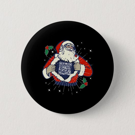 Sinterklaas is Trump-fancode en Trump-dans grappig Ronde Button 5,7 Cm (Voorkant)