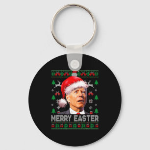Sinterklaas Joe Biden Grappig Blij Pasen Kerst Mis Sleutelhanger