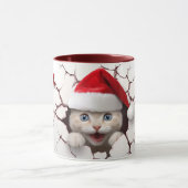 Sinterklaas Kat in Muur Mok (Midden)