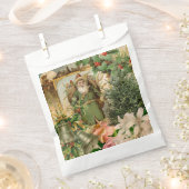 Sinterklaas Kerst Antiek Mooie Kunst Bedankzakje (Geknipt)