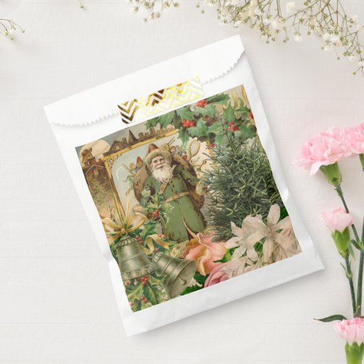 Sinterklaas Kerst Antiek Mooie Kunst Bedankzakje (Gezegeld)