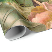 Sinterklaas Kerst Antiek Mooie Kunst Cadeaupapier (Rol Hoek)