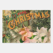 Sinterklaas Kerst Antiek Mooie Kunst Inpakpapier Vel (Voorkant 2)