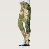 Sinterklaas Kerst Antiek Mooie Kunst Leggings (Links)