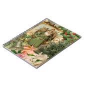 Sinterklaas Kerst Antiek Mooie Kunst Notitieboek (Linkerzijde)