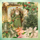 Sinterklaas Kerst Antiek Mooie Kunst Raamsticker (Vel 3)