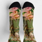 Sinterklaas Kerst Antiek Mooie Kunst Sokken (Top)