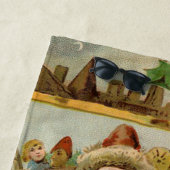 Sinterklaas Kerst Antiek Mooie Kunst Strandlaken (In situ)