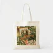 Sinterklaas Kerst Antiek Mooie Kunst Tote Bag (Voorkant)