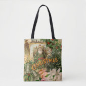 Sinterklaas Kerst Antiek Mooie Kunst Tote Bag (Voorkant)