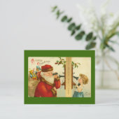Sinterklaas Kerst  Briefkaart Print (Staand voorkant)