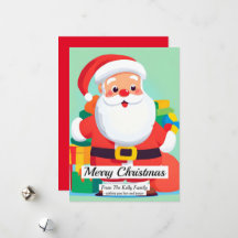 Sinterklaas Kerst Flat Vakantie Kaart