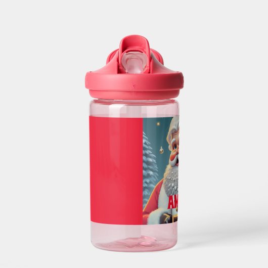 Sinterklaas Kerst Gepersonaliseerde Kinder naam Waterfles (Voorkant)