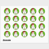 Sinterklaas Kerst Gift Label Sticker (Vel)