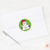 Sinterklaas Kerst Gift Label Sticker (Envelop)