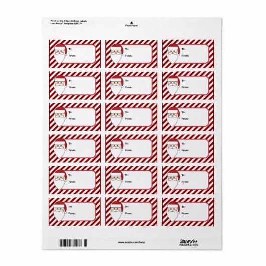  Sinterklaas Kerst Labels (Full Sheet)