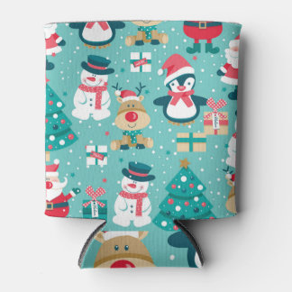 Sinterklaas Kerst  Patroon Blikjeskoeler