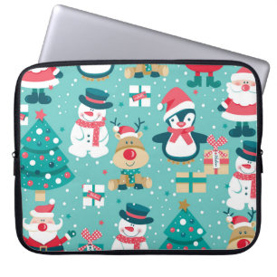 Sinterklaas Kerst  Patroon Laptop Sleeve