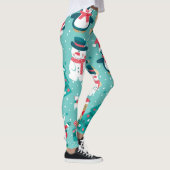 Sinterklaas Kerst  Patroon Leggings (Rechts)