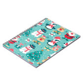 Sinterklaas Kerst  Patroon Notitieboek (Linkerzijde)