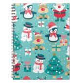 Sinterklaas Kerst  Patroon Notitieboek (Voorkant)