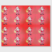 Sinterklaas & Kerstbomen Cadeaupapier (Vlak)