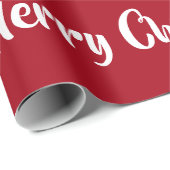 Sinterklaas-kerstboom, ruis unicorn Red Cadeaupapier (Rol Hoek)