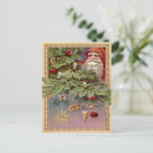 Sinterklaas Kerstboom Star Ornamenten Feestdagenkaart (Staand voorkant)