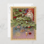 Sinterklaas Kerstboom Star Ornamenten Feestdagenkaart (Voorkant / Achterkant)