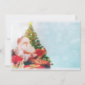 Sinterklaas, kerstboomfeest kaart (Achterkant)