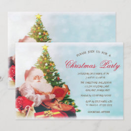 Sinterklaas, kerstboomfeest kaart