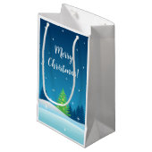 Sinterklaas kerstboomschilder klein cadeauzakje (Voorkant Gekanteld)